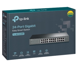 TP-Link Tl-Sg1024De 24-Port Gigabit Desktop/Rackmount Easy Smart Switch Energy-efficient L2 Features Supports Mac 128xVLAN 48Gbps Switching Capacity TL-SG1024DE