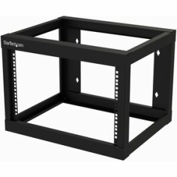 StarTech.com 2-Post 6U Heavy-Duty Wall-Mount Network Rack, 19" Open Frame Server Rack For Computer Equipment, Wall Mount Data Rack - Open Frame 6U Wall Mount Server Rack For Patch Panels, Switches, Data Equipment - Heavy Duty 2 Post Computer/network Rack