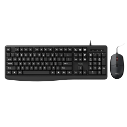 Aoc Km170B/97 Wired Home & Office Keyboard + Mouse Combo 1.5M Cables Black ELEAOCKM170B97