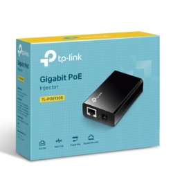 TP-Link POE150S Omada PoE Injector Adapter, Ieee 802.3af Compliant, Data And Power Carried Over The Same Cable Up To 100 Meters, Plastic Case, Pocket POE150S