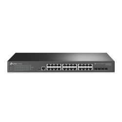 Tp-Link Omada 24-Port Managed Gigabit L2 Rack Switch, GbE(24), SFP(4), 5YR SG3428