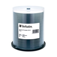 Verbatim Cd-r 80 Min Wht Therm 100 Pk 52x 95253