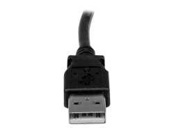 Startech 1M USB2.0 A To Micro USB2.0 B Cable, M/M, Left Angle, Ltw USBAB1ML
