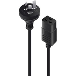 Alogic 3m Aus 3 Pin Mains Plug To Iec C19 - Male To Female MF-3PC19-03