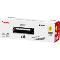 Canon CART416Y Original Laser Toner Cartridge - Yellow Pack - 1500 Pages CART416Y