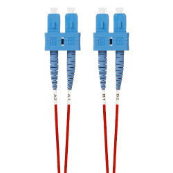 5m Sc-Sc OS1 / OS2 Singlemode Fibre Optic Cable: Red FL.OS2SCSC5MR
