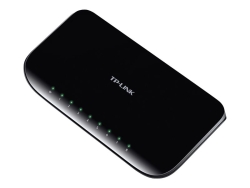 Tp-Link 8-Port Unmanaged Gigabit Switch, Plastic Case, 3YR TL-SG1008D