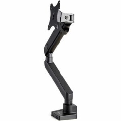 StarTech.com Desk Mount Monitor Arm With 2x USB 3.0 Ports, For Vesa Display Up To 34" (17.6lb/8kg) , C-Clamp/Grommet, Mechanical Spring - Vesa 75x75/100x100mm Heavy Duty Single Monitor Arm For 32in (16:9) Or 34in (21:9/ultrawide) Display Up To 8kg; 2 USB