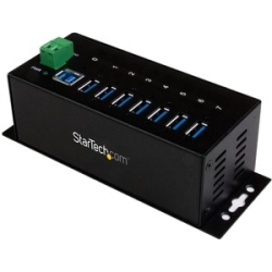 7 Port Industrial USB 3.0 Hub - Metal ST7300USBME