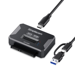 Simplecom SA516 NVMe/SATA Dual Protocol M.2 SSD And 2.5" Sata To USB Adapter 10Gbps SA516