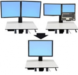 Ergotron Workfit-c Dual Hd To Single Conv Kit 97-607