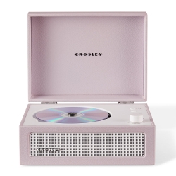 Crosley Voyager Portable Retro Cd Player With Stereo Bluetooth Speakers, Fm Radio - Amethyst CR3517A-AM