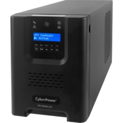 CyberPower Pro Series 1500VA / 1350W (10A) Tower UPS With LCD -(Pr1500Elcd)- 3 Yrs Adv. Rep & 2 Yrs On Int. Battery PR1500ELCD