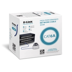 D-Link Cat6A U/Ftp Cable W/ Pvc Jacket NCB-6AUFS23BLU-305