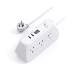 Chosen Brother 6-outlet Powerboard With 2 USB-C 2 USB-A, 350J Surge Protection, 1.5M Extension POWCB622D