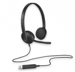 Logitech Usb Headset H340. Internet Calls And Stereo Sound - In Seconds. Achieve Quality Audio