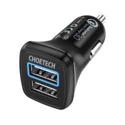 Choetech C0051 Quick Charge 3.0 Tech 30W Car Charger ELECHOC0051
