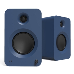 Kanto Ren 200W Powered Bookshelf Speakers With Hdmi Arc, Usb-c, And Bluetooth 5.3 - Matte Blue, Pair Ko-renmu-i