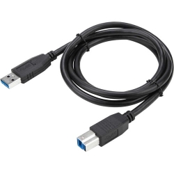 Targus 1 M USB Data Transfer Cable - First End: USB 3.0 Type A - Second End: USB 3.0 Type B - Black ACC987USX