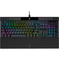 Corsair K70 Rgb Pro Mechanical Gaming Keyboard, Backlit Rgb Led, Cherry Mx Speed, Black, Black Pbt Keycaps CH-9109414-NA