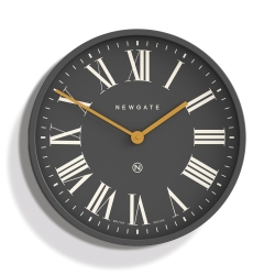 Newgate Mr Butler Wall Clock Moonstone Grey Reverse Dial NGPUT469BGY