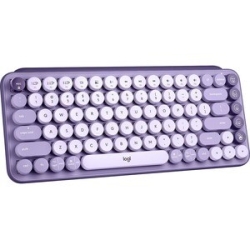 Pop Keys Wireless Mechanical Keyboard With Emoji - Cosmos Lavender 920-011227
