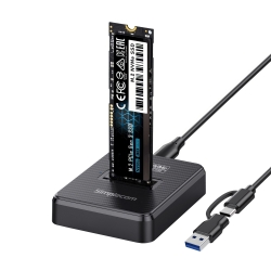Simplecom SD511 M.2 SSD Docking Station NVMe And Sata Dual Protocol USB 3.2 Gen 2 10Gbps SD511