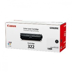 Canon 322BK Original Laser Toner Cartridge - Black Pack - 6500 Pages CART322BK