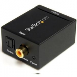 Startech Spdif Digital Coaxial Or Toslink Optical To Stereo Rca Audio Converter - Digital Audio Adapter Spdif2aa