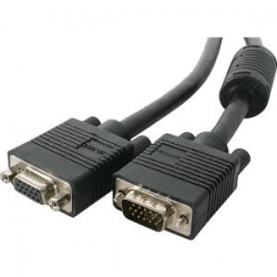 Startech 15m Coax High Resolution Monitor Vga Video Extension Cable - Hd15 M/f Mxthq15m