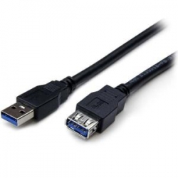 Startech 2m Black Superspeed Usb 3.0 Extension Cable A To A - Male To Female Usb 3.0 Extender Cable USB3SEXT2MBK