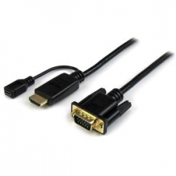Startech 6ft Hdmi To Vga Active Converter Cablehdmi To Vga Adapter With Intergrated 6 Foot Cablehdmi