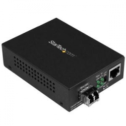 Startech Gigabit Ethernet Fiber Media Converter - Compact - 850nm Mm Lc - 550m - With Mm Sfp Transceiver