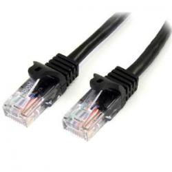 Startech Cat5e Patch Cable With Snagless Rj45 Connectors - 5 M Black 45pat5mbk