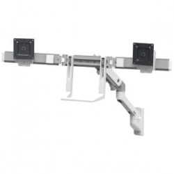 Ergotron Hx Wall Dual Monitor Arm White 45-479-216
