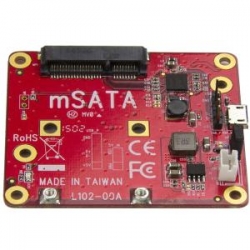 Startech Usb To Msata Converter For Raspberry Pi And Development Boards - Usb To Mini Sata Adapter PIB2MS1