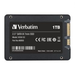 Verbatim 256GB Vi550 SATA III 2.5” Internal SSD (49351)