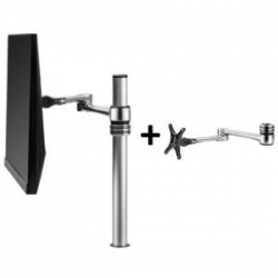 ATDEC Dual Display Monitor Arm AF - POLISHED AFS-AT-DC-P