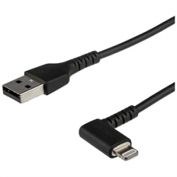 Startech Cable - Black Angled Lightning To Usb 1M Rusbltmm1Mbr