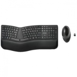 Kensington PRO FIT ERGONOMIC WIRELESS KEYBOARD AND MOUSE - BLACK (K75406US)