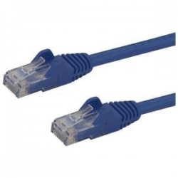 Startech Cable # Blue Cat6 Patch Cord 1.5 M  Blue CAT 6 Gigabit Ethernet Wire -650MHz 100W PoE++ RJ45 UTP Category 6 Network/Patch Cord Snagless w/Strain Relief Fluke Tested UL/TIA Certified  N6Patc150Cmbl