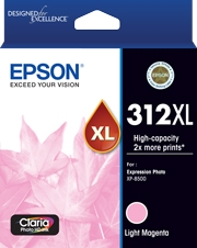 312XL Light Magenta Ink Claria Photo Hd, Xp-8500 C13T183692