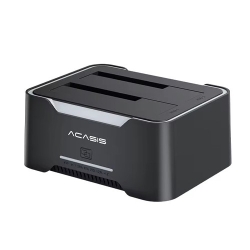 Acasis Ec-6104 Dual Bay 2.5/3.5" Sata Hdd SSD Enclosure USB 3.2 5Gbps 60TB ELEACAEC6104