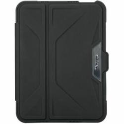 Targus Pro-Tek THZ913GL Carrying Case (Flip) For 21.1 Cm (8.3") Apple IPad Mini (6th Generation), IPad Mini (7th Generation) Tablet - Black - Shock Absorbing, Bump Resistant, Ding Resistant, Drop Resistant - Polycarbonate Body - Microfiber Interior Mater