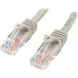 0.5m Gray Snagless Cat5e Patch Cable 45PAT50CMGR