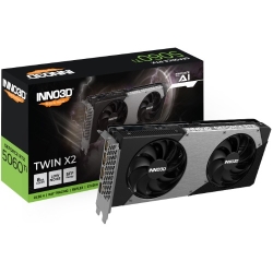 INNO3D NVidia GeForce RTX 5060 Ti Twin X2 8GB GDDR7, 2572MHz Boost Clock, RAM 28Gbps, 3xDP, 1xHDMI, 250x116x41mm N506T2-08D7-193075N