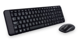 Logitech MK220 Wireless Keyboard & Mouse Combo Much Smaller Design, Same Keys 2.4 GHz 128-bit Aes Encryption Fewer Battery Hassles 920-003235