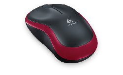 Logitech Wireless Mouse M185 - Red 910-002503