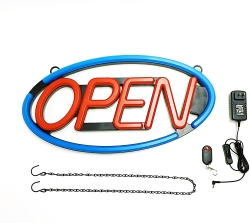 Chosen Oval Open Sign Board P60 ELECHO5830OPEN
