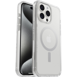 OtterBox Symmetry+ MagSafe Apple IPhone 15 Pro Max (6.7") Case Clear - (77-93081), Antimicrobial, Drop+ 3X Military Standard, 7 Years Warranty 77-93081